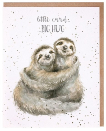 Wrendale Designs 'Little Card, Big Hug' Card