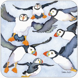 Emma Ball Onderzetter - Puffins - per stuk