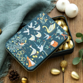Sara Miller - Twelve Days of Christmas - Small Rectangular Tin