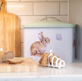 Wrendale Designs Bread Bin 'The Country Set' Country Animal -green-