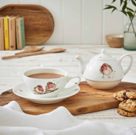 Wrendale Designs Tea For One with Saucer Robin