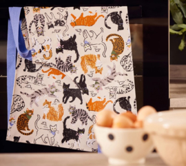 Ulster Weavers Biodegradable Oil cloth Apron - Feline Friends