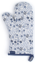 Bunzlau Oven Glove Indigo Lace