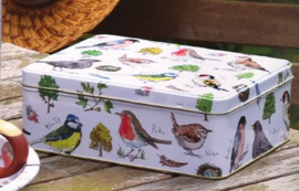 Madeleine Floyd - Bird Song - Rectangular Tin - gevuld met Gardiners of Scotland Fudge 500 gr