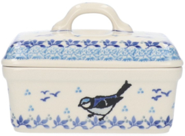 Bunzlau Butter Dish Lovely Bird -Limited Edition-