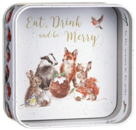 Wrendale Designs Christmas Tin 'A Woodland Christmas'