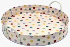 Emma Bridgewater Polka Dot Large Handled Tin Tray