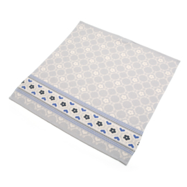 Bunzlau Tea Towel Blossom Grey