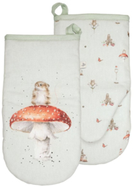 Wrendale Designs Single Oven Glove 'Garden Friends' Garden Animal