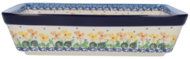 Bunzlau Oven Dish Rectangular 2850 ml Spring Joy 22 x 8 x 28 cm -Limited Edition-