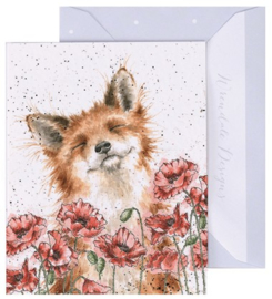 Wrendale Designs 'Poppy Field' miniature Card