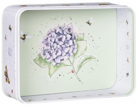 Wrendale Designs Rectangular Tin 'The Country Set' Bee & Butterfly -green--