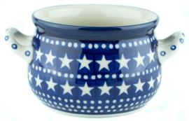 Bunzlau Soup Bowl 360 ml Blue Stars -Limited Edition-