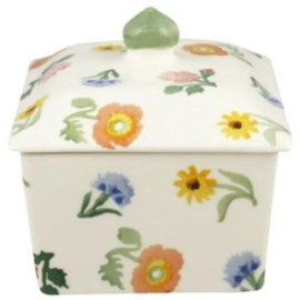 Emma Bridgewater Poppies & Pinks - Small Butter Dish