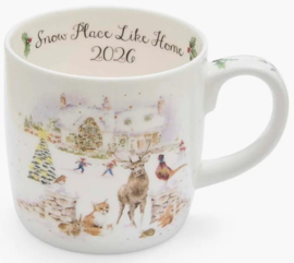 Wrendale Designs Mug 400 ml 'Snow Place Like Home' -2026-