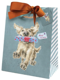 Wrendale Designs Gift Bag - Medium 'Special Delivery' Golden Retriever