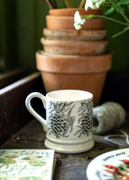 Emma Bridgewater 40 Years! - Pineapple - 1/2 Pint Mug