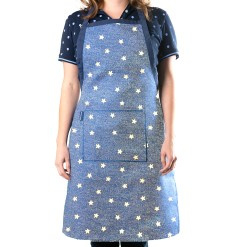 Bunzlau Apron White Stars