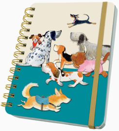 Emma Ball Medium WIRO Notebook with Pockets - Paw Club