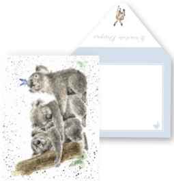 Wrendale Designs 'Three of a Kind' miniature Card