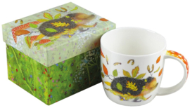 Emma Ball Mug with Gift Box - Hedgehog -mok met rond oor-