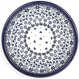 Bunzlau Plate Deep Ø 21 cm - Belle Fleur