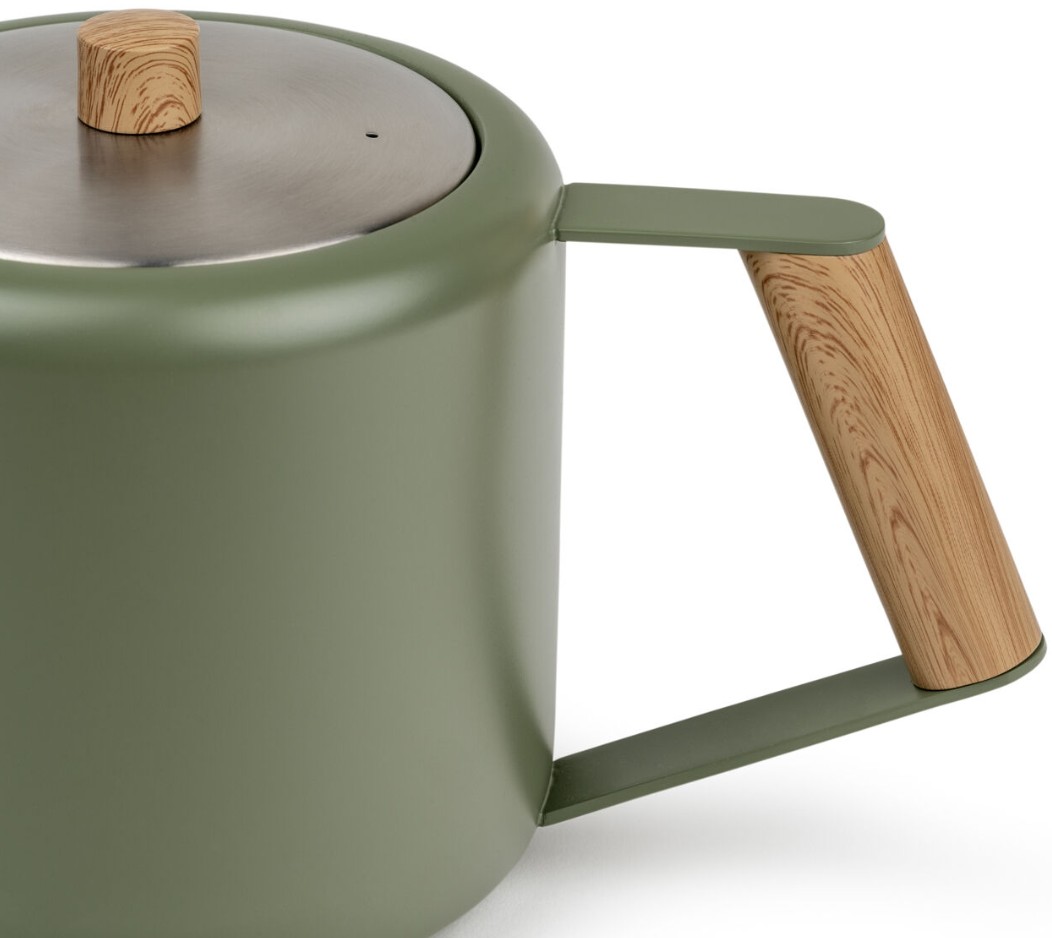 Bredemeijer Theepot Duet Design - Boston 1,1L -Mat Legergroen-