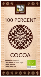 Marc & Kay Biologische Chocolademelkpoeder 20 gr - 100% Cacao 