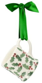 Emma Bridgewater - Tiny Scattered Holly - Tiny Mug- Boxed