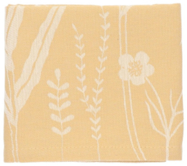 Bunzlau Tea Towel Wild Flowers Yellow