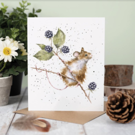 Wrendale Designs 'Brambles' Mouse Card