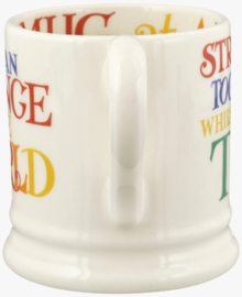 Emma Bridgewater Rainbow Toast - Change The World 1/2 Pint Mug