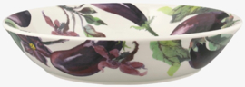 Emma Bridgewater Vegetable Garden Aubergine & Flowers Medium Pasta Bowl