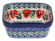 Bunzlau Square Bowl 170 ml 10 x 10 cm Romance