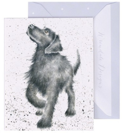 Wrendale Designs 'Walkies' miniature card