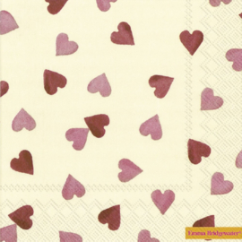 Emma Bridgewater Pink Hearts Lunch Napkins