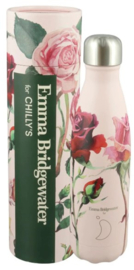 Chilly's Drink Bottle 500 ml Emma Bridgewater Roses -mat met reliëf-