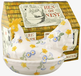 Emma Bridgewater Buttercup & Daisies Large Hen on Nest Boxed