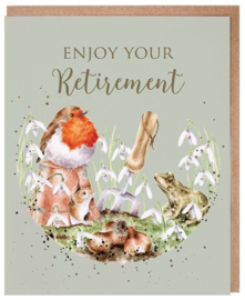 Wrendale Designs 'Let the Adventure Begin' Robin Retirement Card