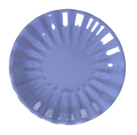 Rice Melamine Cake Plate 'Viva La Vida' Color - Lavender