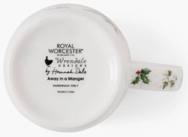 Wrendale Designs Large Mug 'Away in a Manger' Limited Edition 2024 -22-carat gold detailing-