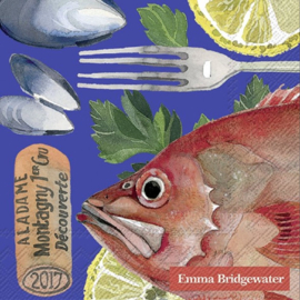 Emma Bridgewater Fish Cocktail Napkins