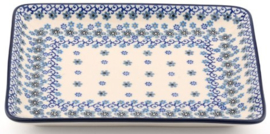 Bunzlau Tray Large 27,5 x 21,5 cm Winter Garden