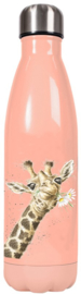Wrendale Designs 'Flowers' giraffe Water Bottle 500 ml