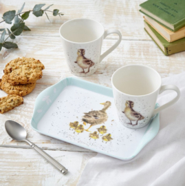 Wrendale Designs 'Lovely Mum' Two Mug & Tray Set