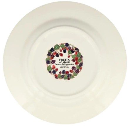 Emma Bridgewater Fruits - Blackberry 8 1/2 Inch Plate