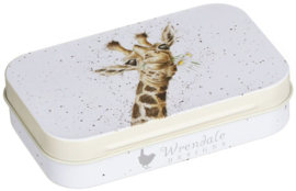 Wrendale Designs 'Flowers' Giraffe mini gift tin