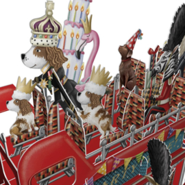 Me&McQ - 3D Wenskaart - The King’s Party Bus