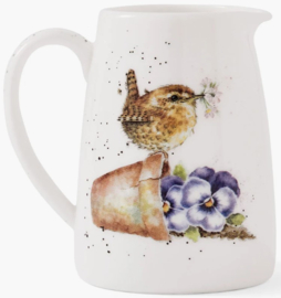 Wrendale Designs Posy Jug 'Pottering About' Wren