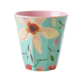 Rice Melamine Cup - New Selma Flower Print - 250 ml